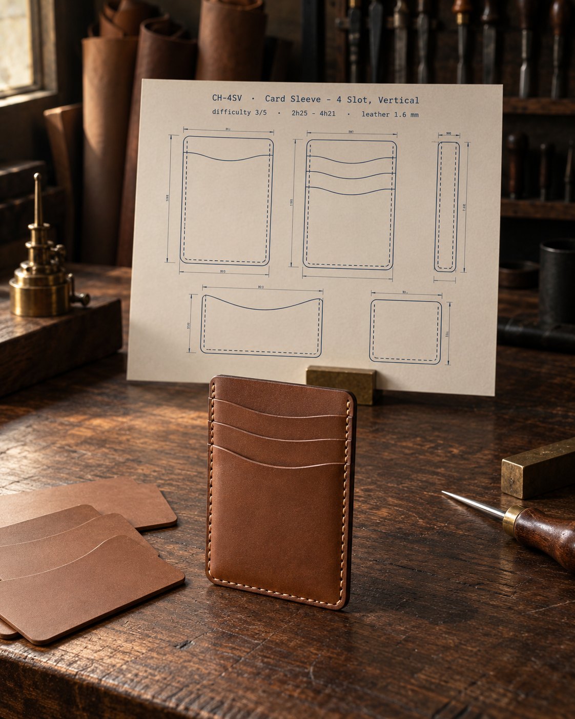 Card Sleeve, 4 Slot