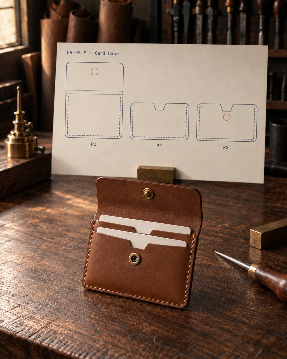 Card Case with Flap